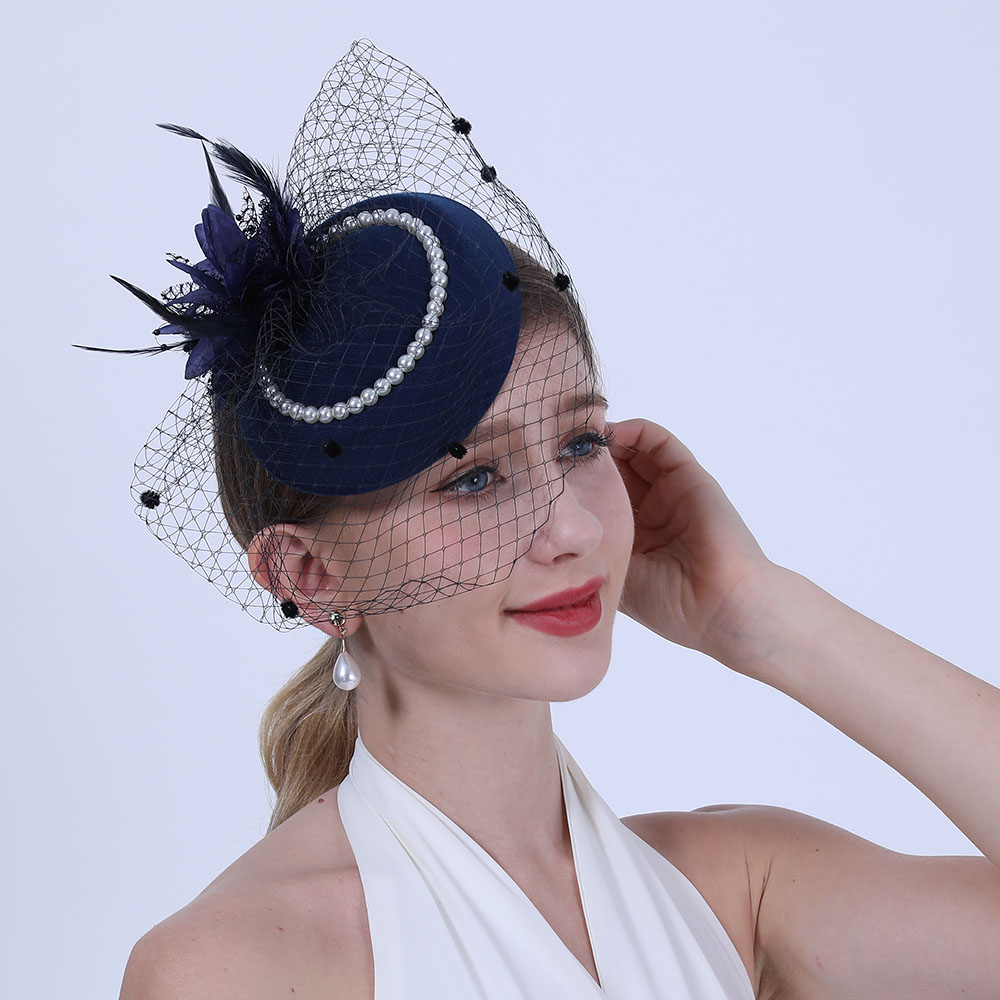 Women'S Fashion Kentucky Derby - Kapelusz Fascinator, kapelusz Pillbox dla kobiet,