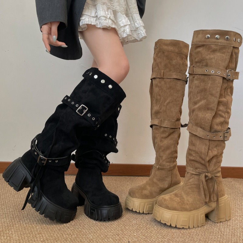 Women'S Fashion Knee High Boots - 2026 Modne Damskie Kozaki do Kolan