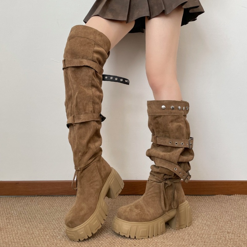 2026 Modne Damskie Kozaki do K – Women'S Fashion Knee High Boots recenzja i cena