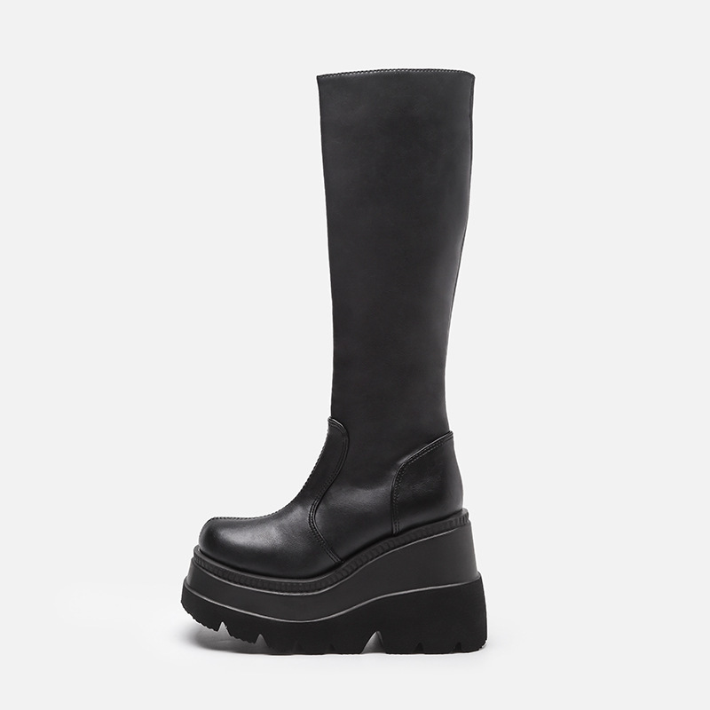 Damskie botki na platformie w  – Women'S Fashion Knee High Boots recenzja i cena