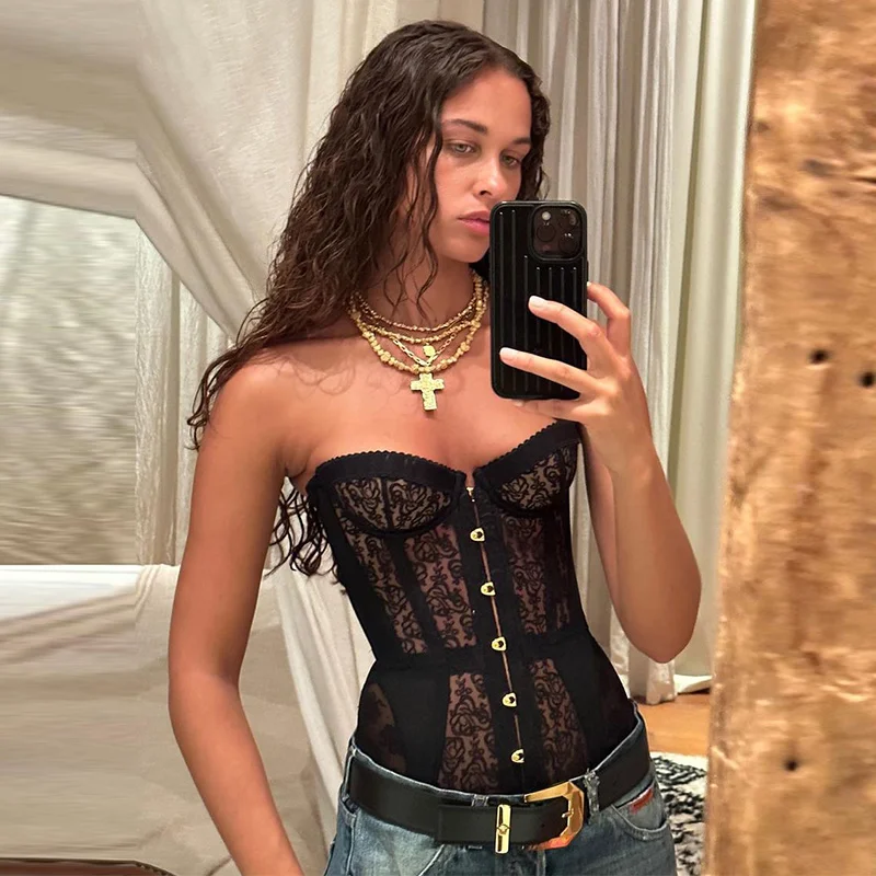 Ostra, seksowna, obcisła koron – Women'S Fashion Vest Tops recenzja i cena